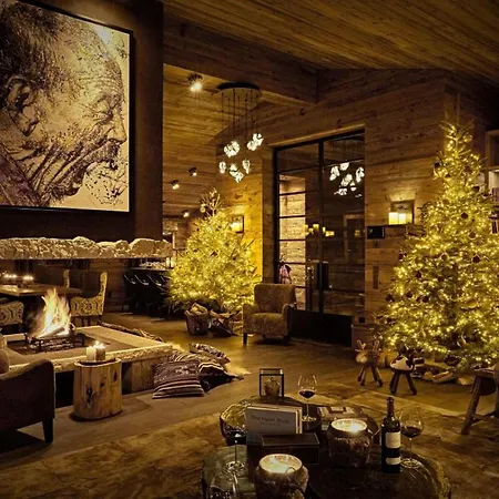 Zeitgenossisches Weihnachtliches Chalet Damron Feriehus *